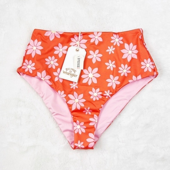 NWT Billabong x Wrangler Out West Dreamin High Waist Bikini Bottom & Top - Picture 5 of 10